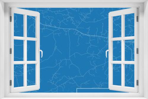 Blueprint US city map of Cascade, Virginia.