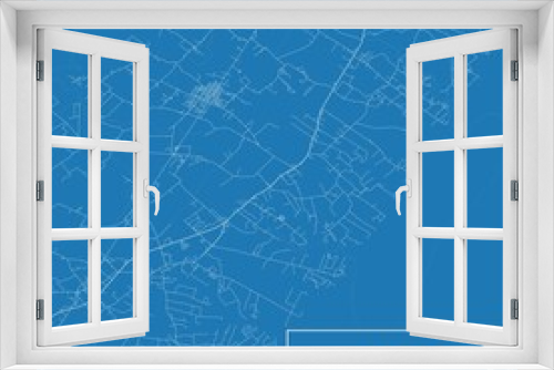 Blueprint US city map of Parksley, Virginia.