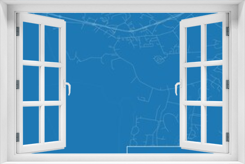 Blueprint US city map of Grasonville, Maryland.