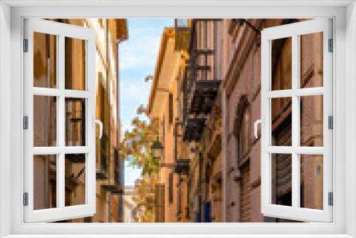 Fototapeta Naklejka Na Ścianę Okno 3D - Rua da cidade de Granada, Espanha 