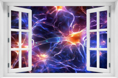 Neurological Medicine - New Neuron in the Brain. generative AI,