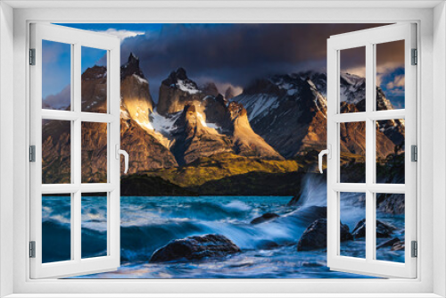 Fototapeta Naklejka Na Ścianę Okno 3D - Torres del Paine Nationalpark