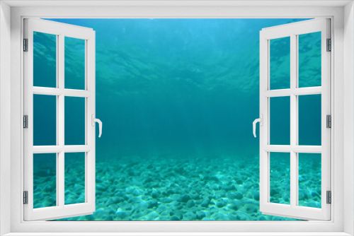 Fototapeta Naklejka Na Ścianę Okno 3D - Underwater sea ocean deep coral blue