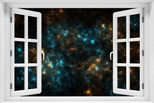 Fototapeta Naklejka Na Ścianę Okno 3D - Starry galaxy dark infinite milky way twinkle cosmos astrology interstellar background