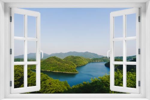 Fototapeta Naklejka Na Ścianę Okno 3D - 드넓은 호수