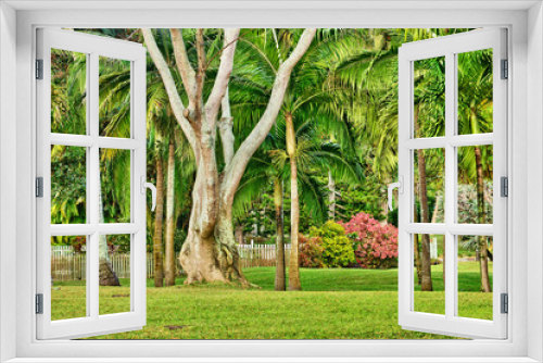 Fototapeta Naklejka Na Ścianę Okno 3D - Africa, picturesque area of La Pointe Aux Canonniers in Mauritius