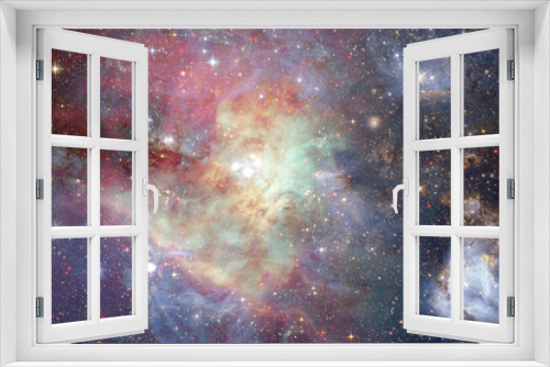 Fototapeta Naklejka Na Ścianę Okno 3D - Galaxy in universe. Elements of this Image Furnished by NASA