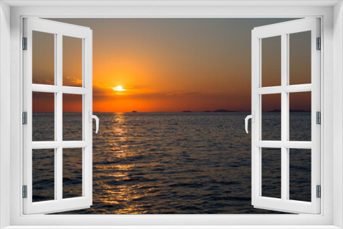 Fototapeta Naklejka Na Ścianę Okno 3D - Seascape. Sunset