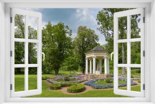 Fototapeta Naklejka Na Ścianę Okno 3D - Panorama Schlosspark Tiefurt bei Weimar / Thüringen