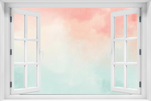 Fototapeta Naklejka Na Ścianę Okno 3D - gradient pink and blue background