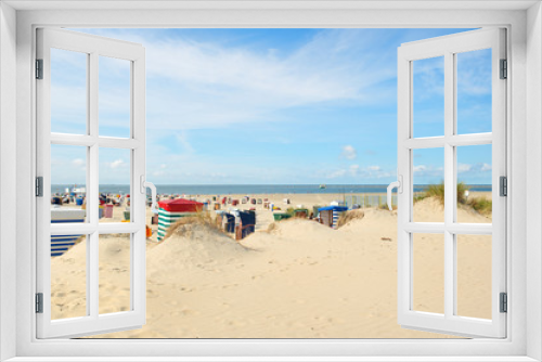 Fototapeta Naklejka Na Ścianę Okno 3D - Borkum beach