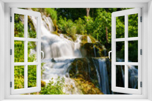 Fototapeta Naklejka Na Ścianę Okno 3D - Park Narodowy Krka - Wodospady