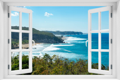 Fototapeta Naklejka Na Ścianę Okno 3D - Puerto Rican coastline