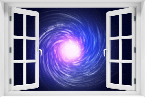 Fototapeta Naklejka Na Ścianę Okno 3D - Illustration of a spiral galaxy