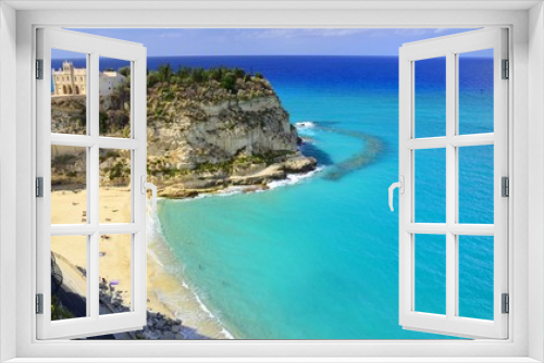 Fototapeta Naklejka Na Ścianę Okno 3D - Tropea, Calabria
