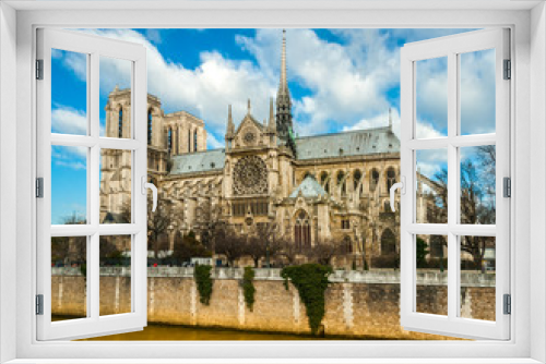 Fototapeta Naklejka Na Ścianę Okno 3D - Notre dame de Paris, France.