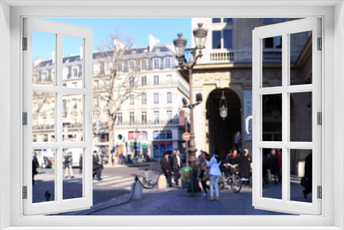 Fototapeta Naklejka Na Ścianę Okno 3D - quartier de paris