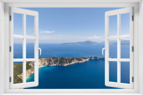 Fototapeta Naklejka Na Ścianę Okno 3D - Beautiful landscape of Porto Katsiki beach on Lefkada island in Greece