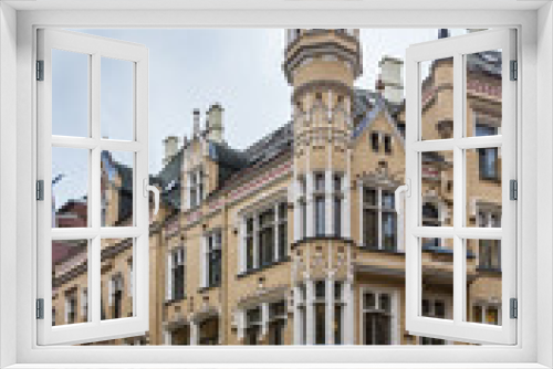 Fototapeta Naklejka Na Ścianę Okno 3D - the House in the style of Art Nouveau, Riga