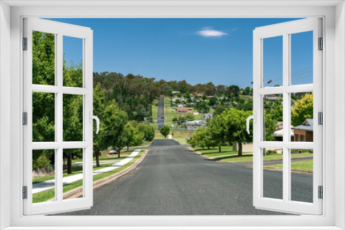 Fototapeta Naklejka Na Ścianę Okno 3D - Walcha, New South Wales, Australia - Local suburb street