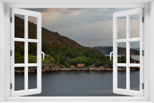 Fototapeta Naklejka Na Ścianę Okno 3D - Im Oslofjörd