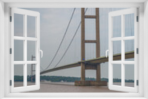 Fototapeta Naklejka Na Ścianę Okno 3D - Humber Bridge, England