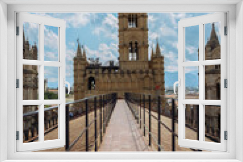 Fototapeta Naklejka Na Ścianę Okno 3D - Tourist route on roof of cathedral in Palermo Sicily