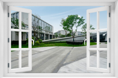 Fototapeta Naklejka Na Ścianę Okno 3D - Office Building in Science and Technology Industrial Park