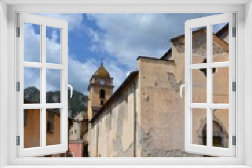 Fototapeta Naklejka Na Ścianę Okno 3D - Eglise Saint-Sauveur de Saorge