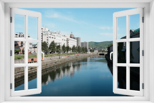 Fototapeta Naklejka Na Ścianę Okno 3D - 小樽運河の風景