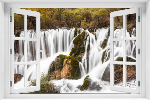 Fototapeta Naklejka Na Ścianę Okno 3D - Waterfall