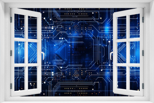 Modern technology circuit board texture background