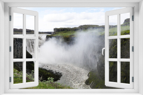 Fototapeta Naklejka Na Ścianę Okno 3D - waterfall, Iceland