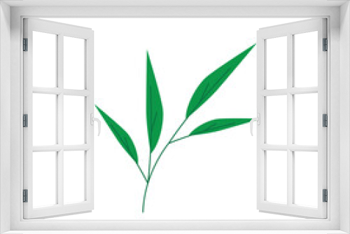 Fototapeta Naklejka Na Ścianę Okno 3D - Nature Element Illustration Design Vector Leaf