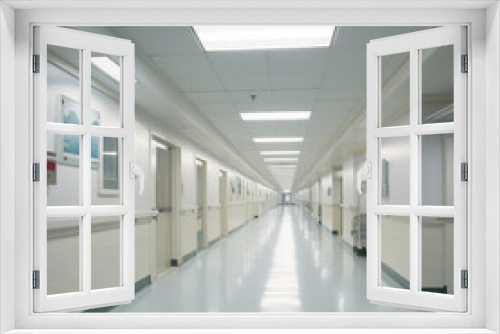 hospital corridor in hospital