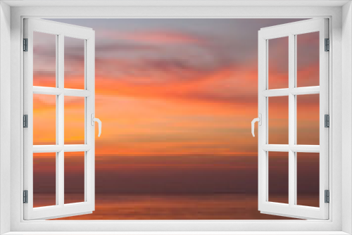 Fototapeta Naklejka Na Ścianę Okno 3D - Sunset sky
