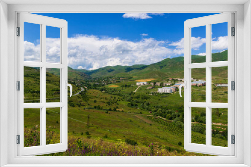 Fototapeta Naklejka Na Ścianę Okno 3D - Panoramic view of Bazum village, Armenia
