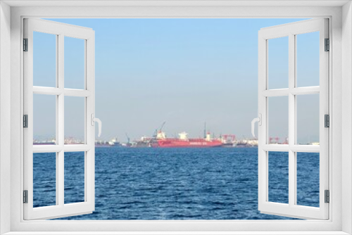 Fototapeta Naklejka Na Ścianę Okno 3D - passenger ships on the sea