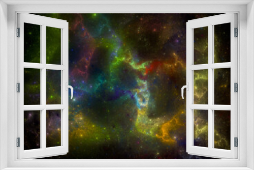 Fototapeta Naklejka Na Ścianę Okno 3D - Starry outer space background texture . Colorful Starry Night Sky Outer Space background
