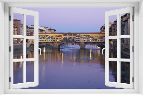 Fototapeta Naklejka Na Ścianę Okno 3D - Ponte Vecchio bridge