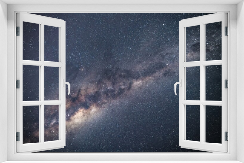 Fototapeta Naklejka Na Ścianę Okno 3D - Starry night sky and the Milky Way Galaxy