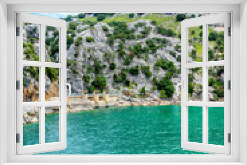 Fototapeta Naklejka Na Ścianę Okno 3D - beautiful mountain lake Panta de Gorg Blau, Mallorca, Spain