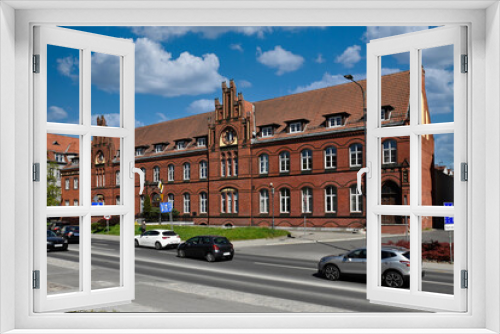 Fototapeta Naklejka Na Ścianę Okno 3D - Główny budynek Poczty Polskiej w Olsztynie