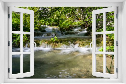 Fototapeta Naklejka Na Ścianę Okno 3D - Small but beautiful waterfalls of Rastoke