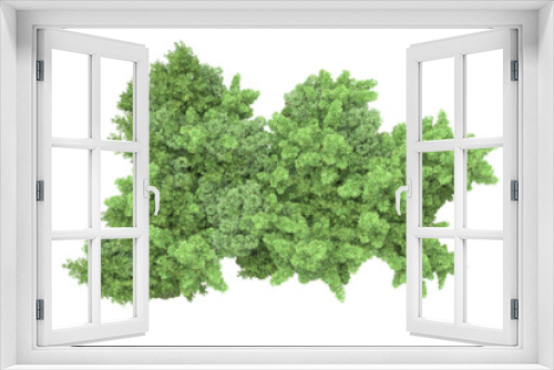 Fototapeta Naklejka Na Ścianę Okno 3D - Landscape isolated on transparent background. 3d rendering - illustration