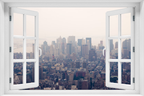 Fototapeta Naklejka Na Ścianę Okno 3D - New York from above