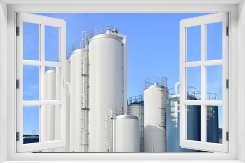 Fototapeta Naklejka Na Ścianę Okno 3D -  modern dairy milk processing plant