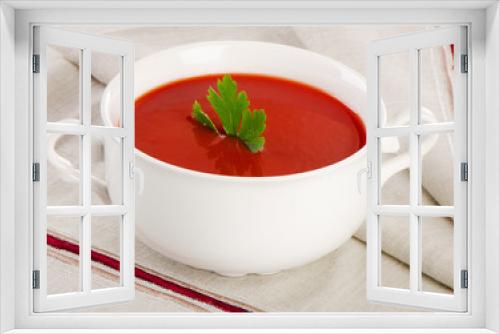 Fototapeta Naklejka Na Ścianę Okno 3D - Tomato soup