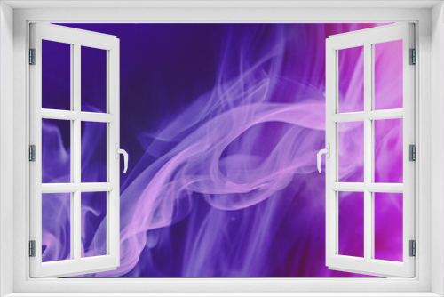 Aesthetic purple smoke banner background