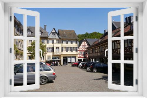 Fototapeta Naklejka Na Ścianę Okno 3D - Marktplatz Altstadt von Meisenheim am Glan